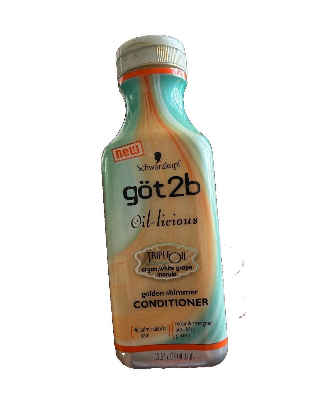 RARE Got2b Oil-licious Golden Shimmer Conditioner 13.5 Oz Triple Oil Argan